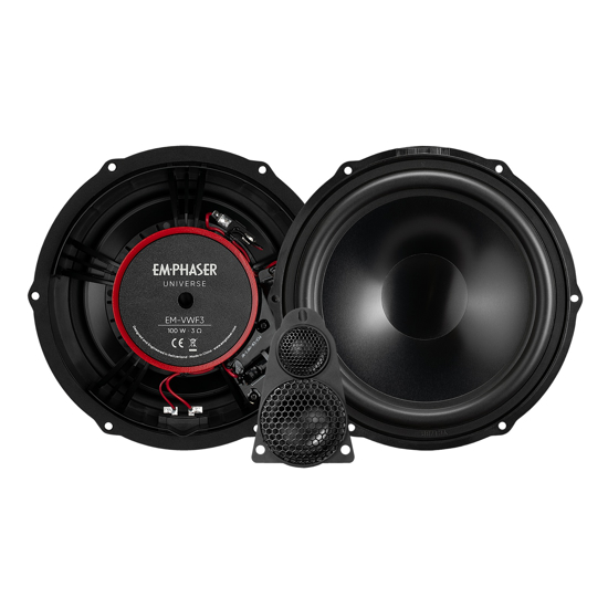 EMPHASER, EM-VWF3, 20cm 3-juostu komponentiniai garsiakalbiai    
